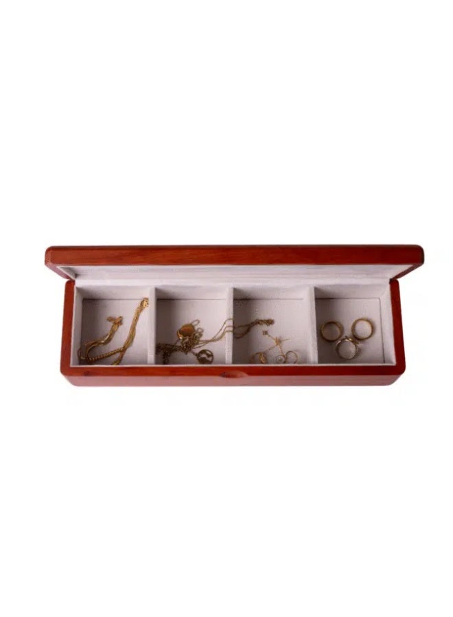 FoxiWood Premium Accessories Wooden Box Organizer -Rosewood - Image 3